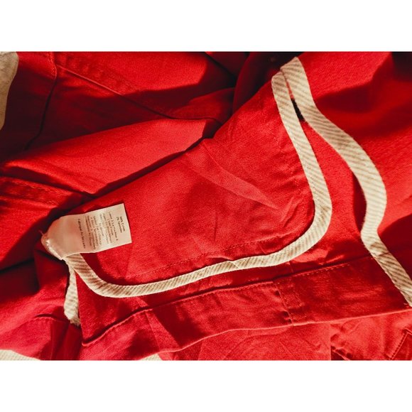 Talbots Cotton Coat size 8 Petite button closure Red - Picture 7 of 12